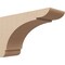 Ekena Millwork 5"W x 15"D x 10"H Classic Olympic Rough Cedar Woodgrain TimberThane Corbel, Primed Tan CORUR05X15X10OLYRCPR - alternate 1